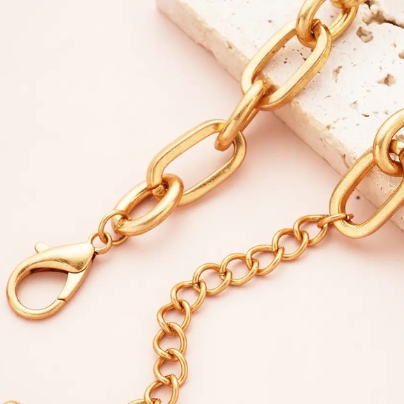 Zara Solid Round Steel Ball And Chain Pendant Oval Link Necklace Women’s Men’s - Picture 4 of 16